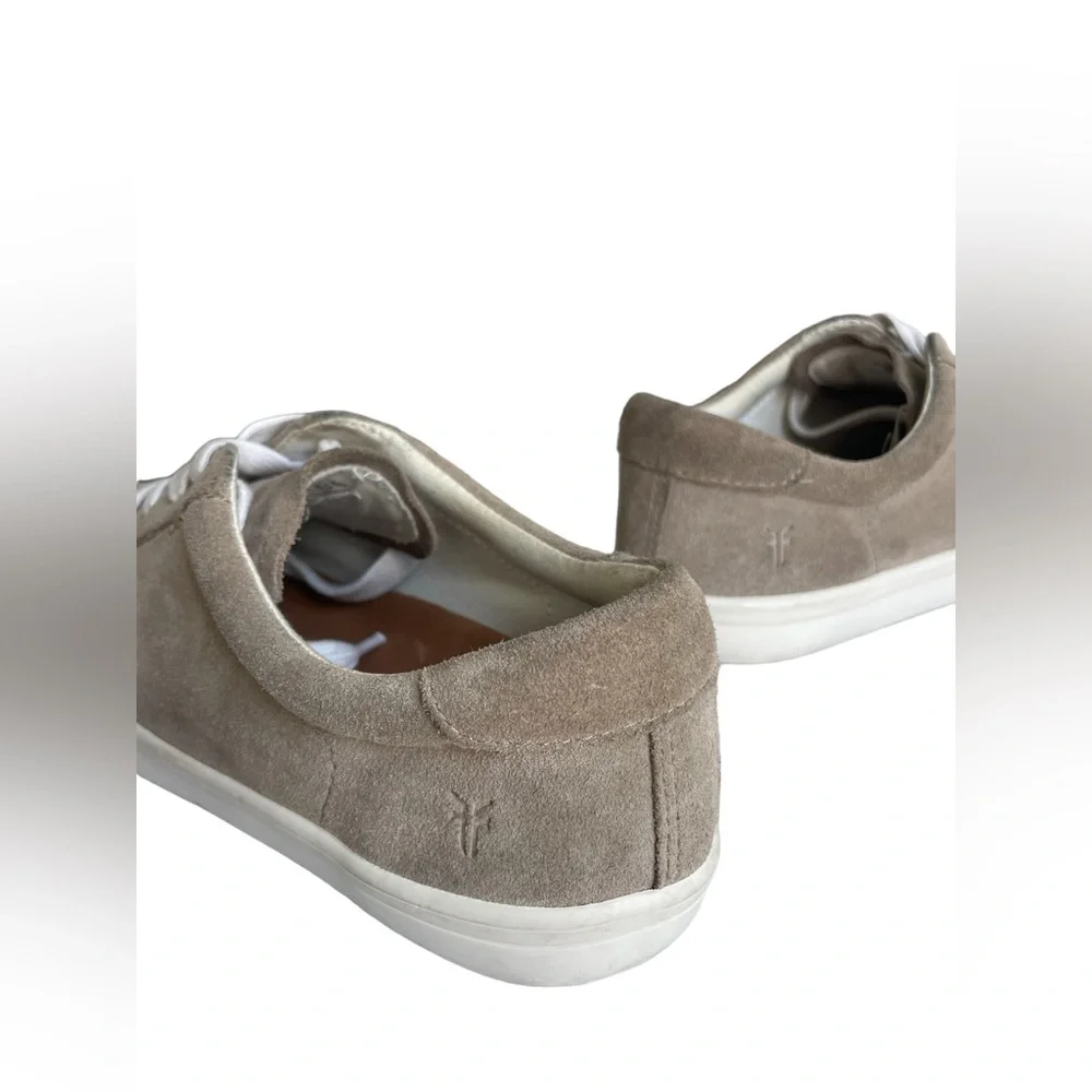 Frye Womens Shoes Frye Kerry Suede Low Lace Up Sneakers Sz8 - Picture 5 of 12